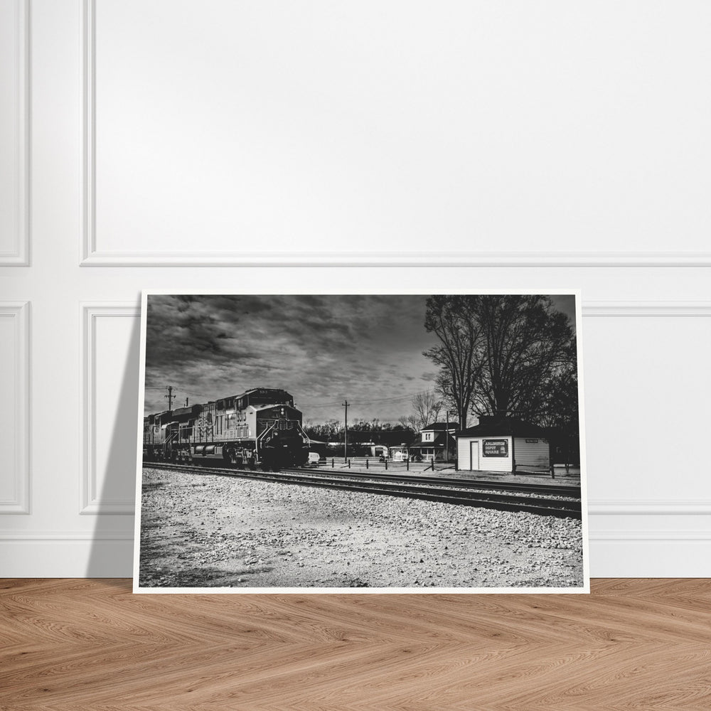 Depot Train Print