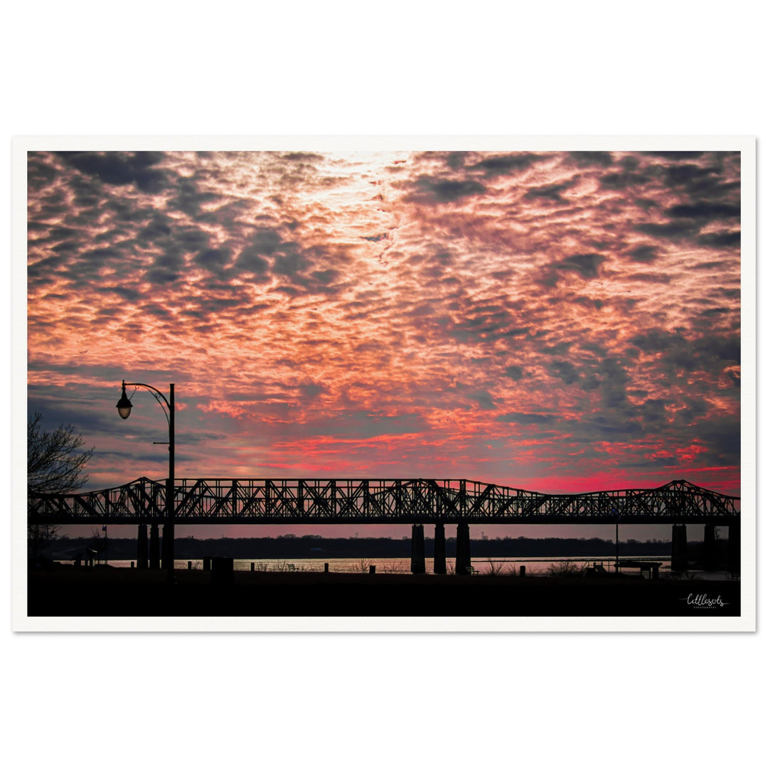 Sunset on the River Print