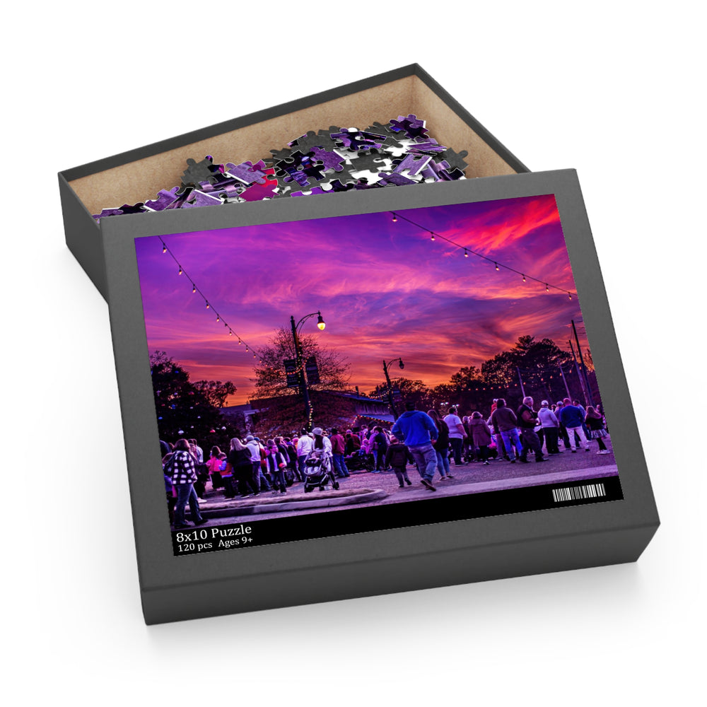 Sunset on the Square Puzzle