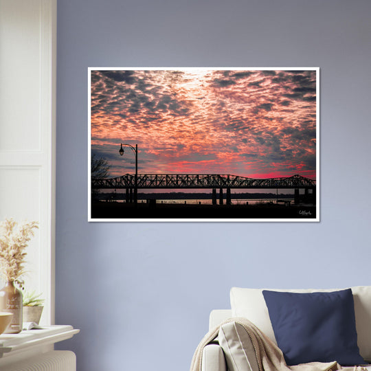 Sunset on the River Print