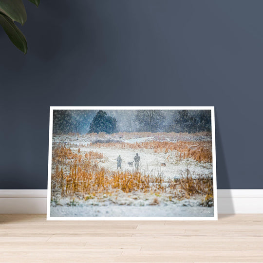 Snow over Shelby Print
