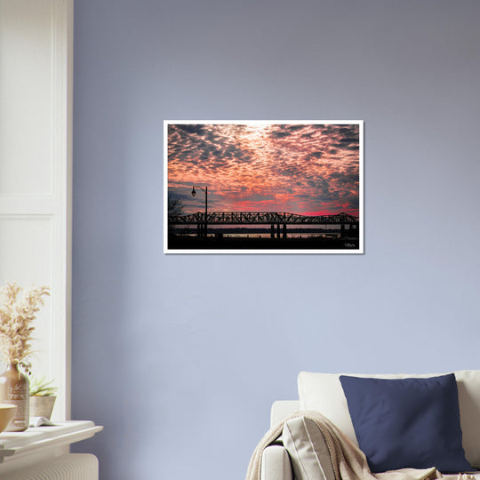 Sunset on the River Print