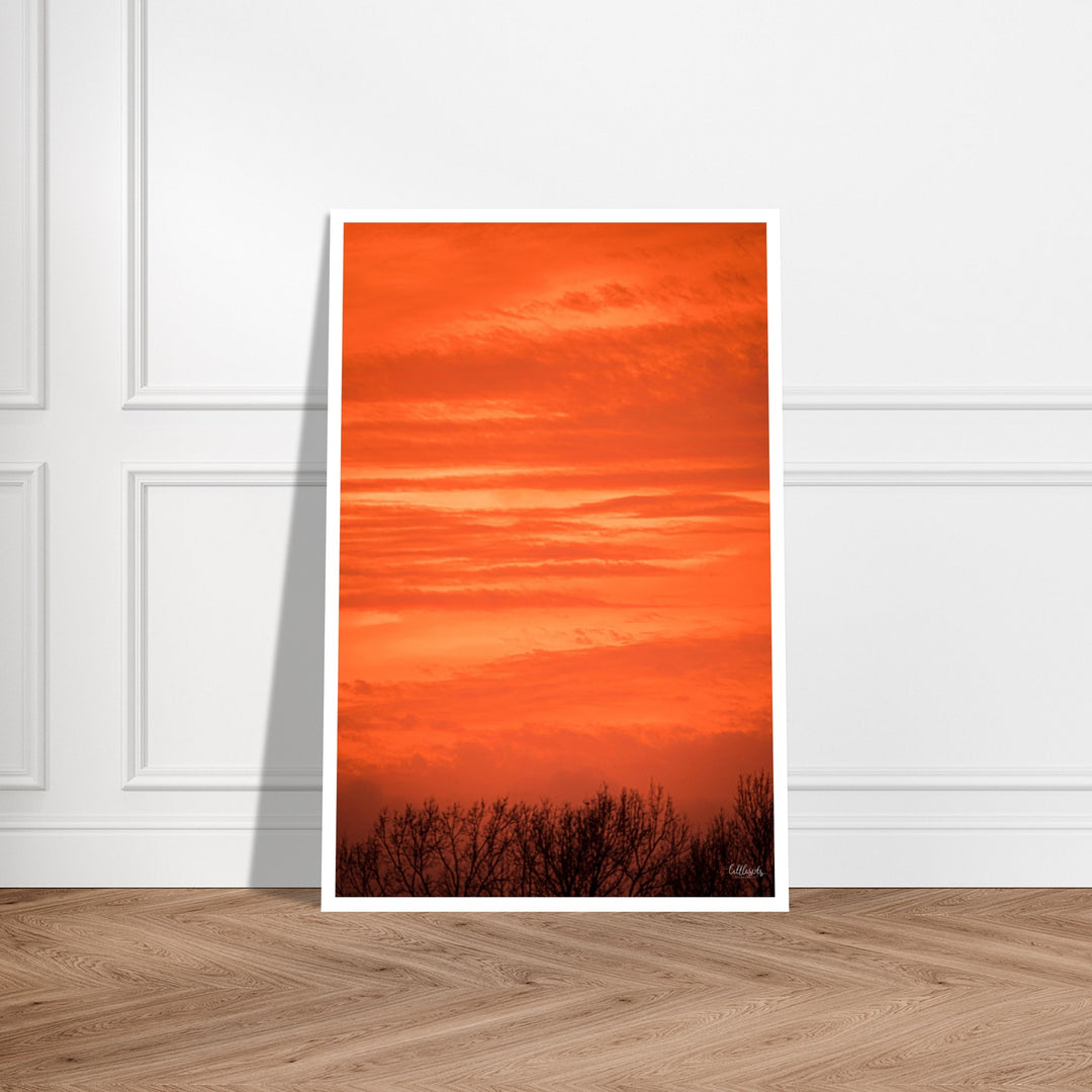 Orange Eads Print