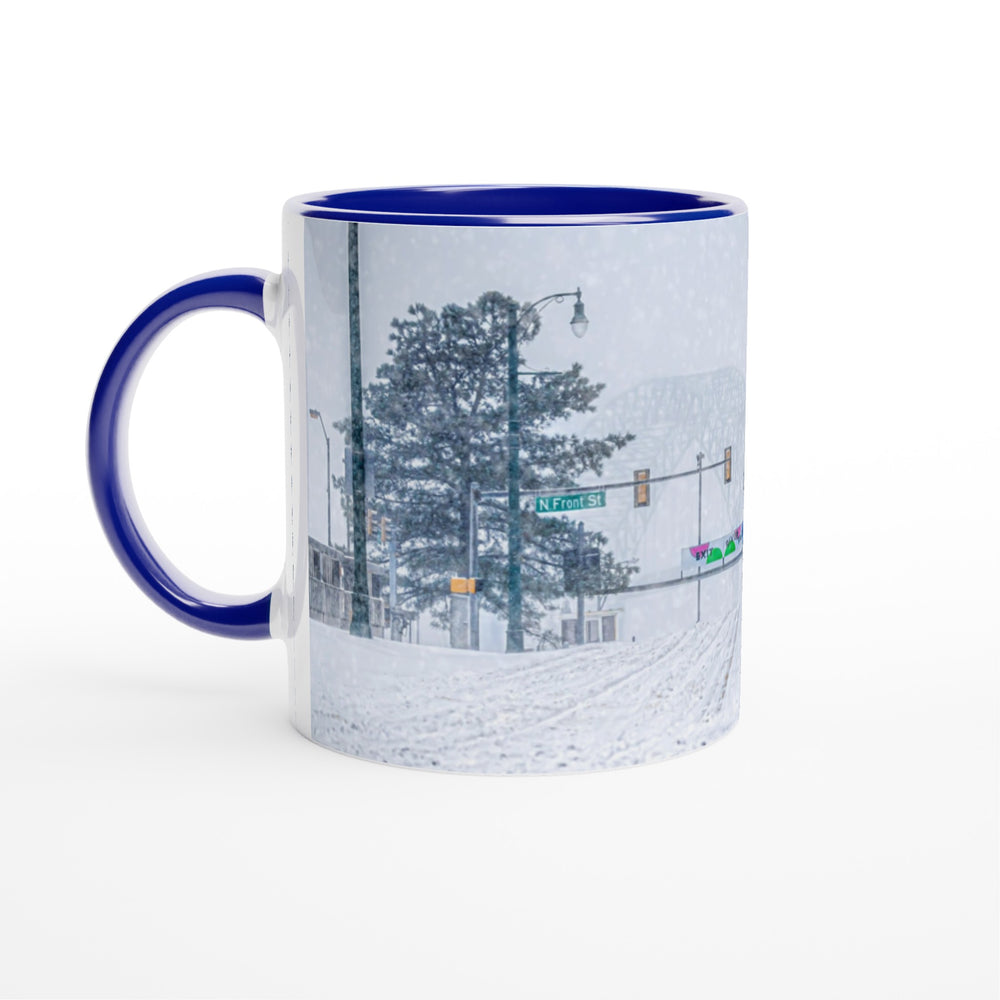 Snow on Poplar 11oz Ceramic Mug