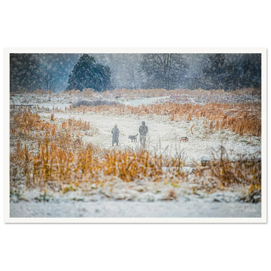 Snow over Shelby Print