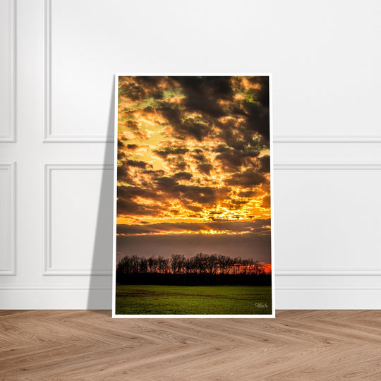 Spring Sunset Stroll Print