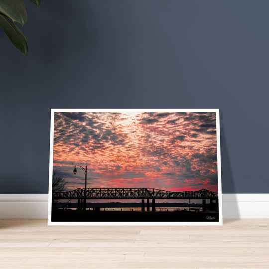 Sunset on the River Print