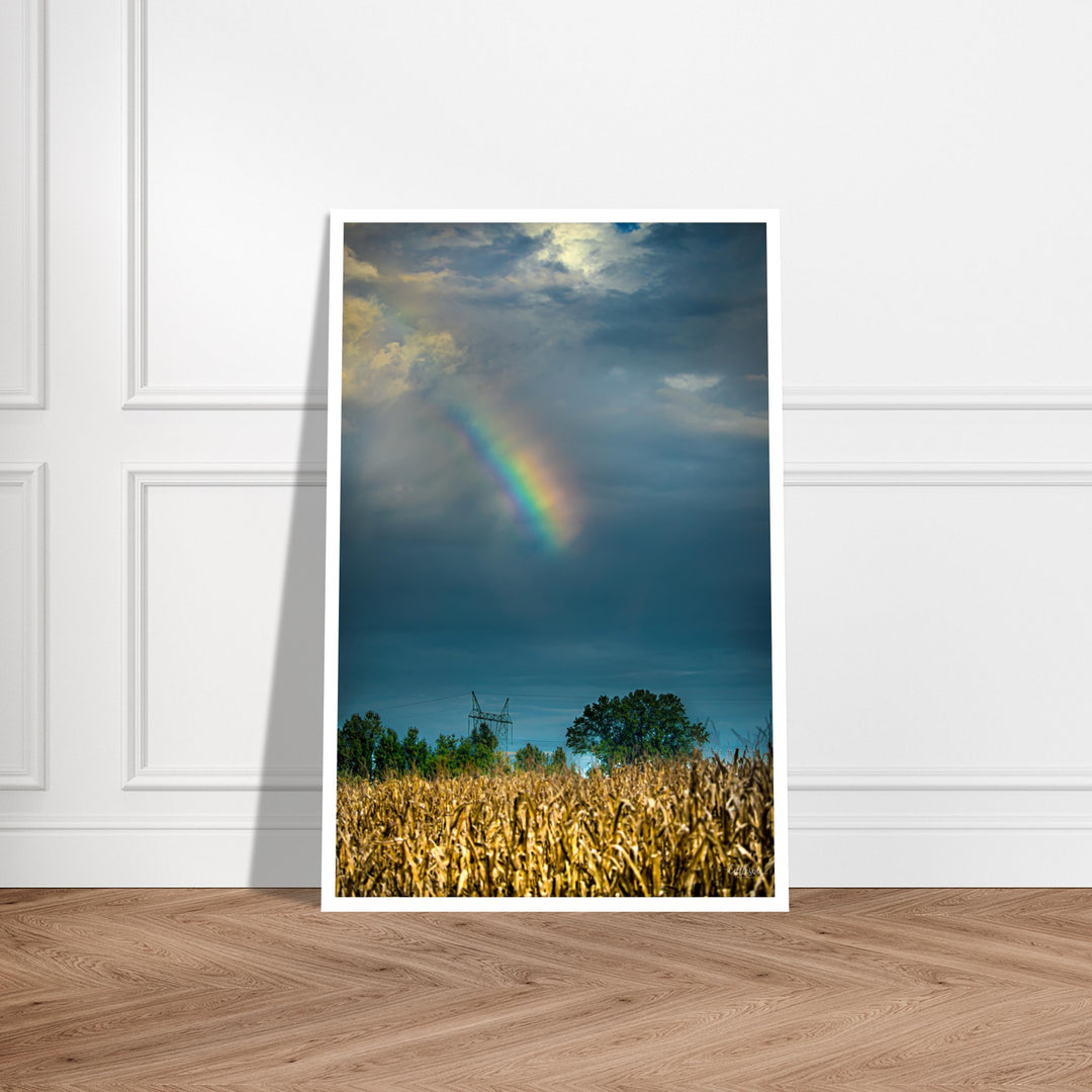 Rainbow Corn Print