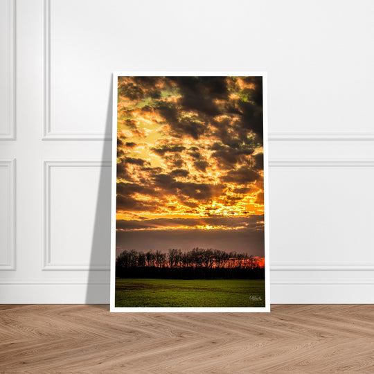 Spring Sunset Stroll Print