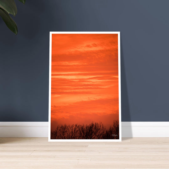 Orange Eads Print