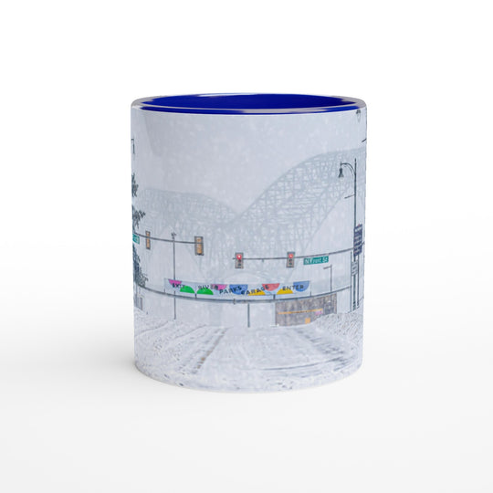 Snow on Poplar 11oz Ceramic Mug