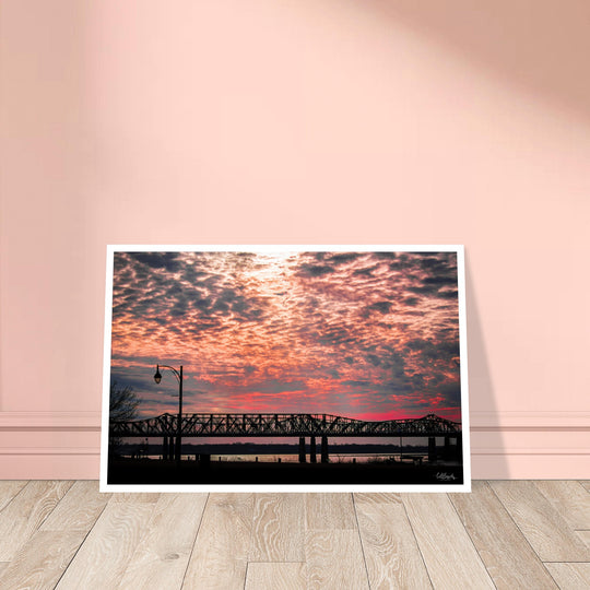 Sunset on the River Print