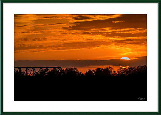 Sunset on the Mississippi Frame