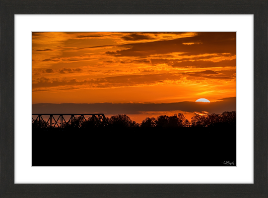 Sunset on the Mississippi Frame