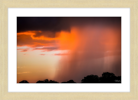 Country Wedding Storms Frame