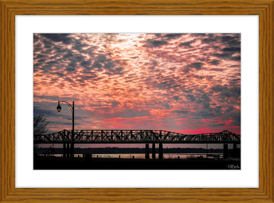 Sunset on the River Frame