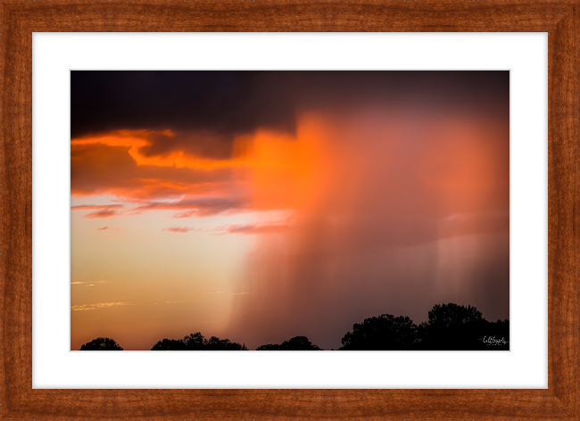 Country Wedding Storms Frame