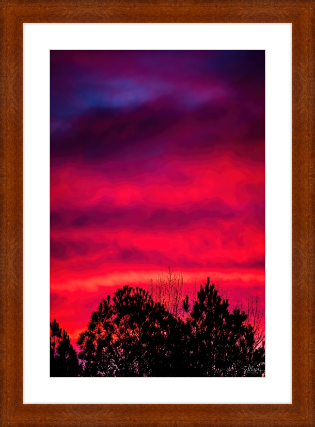 Fall Fire Frame