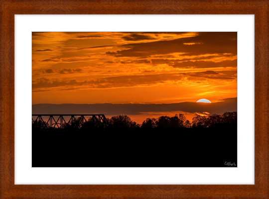 Sunset on the Mississippi Frame