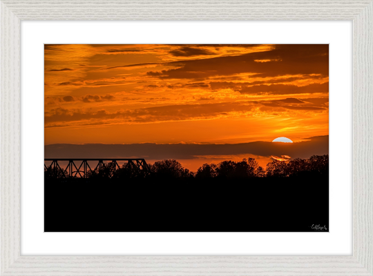 Sunset on the Mississippi Frame